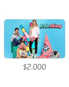 Artentino - Gift Card Virtual $2000
