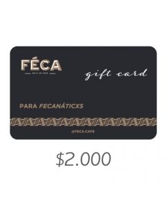 Féca - Gift Card Virtual $2000