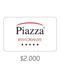 Piazza Ristorante - Gift Card Virtual $2000