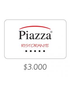 Piazza Ristorante - Gift Card Virtual $3000
