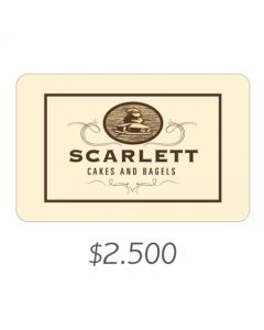 Scarlett Cakes - Gift Card Virtual $2500