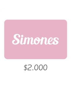 Simones - Gift Card Virtual $2000