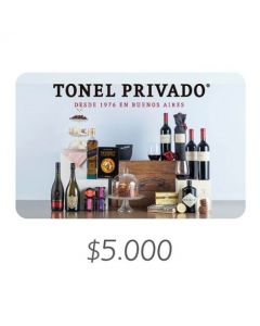 Tonel Privado - Gift Card Virtual $5000