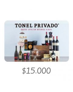 Tonel Privado - Gift Card Virtual $15000